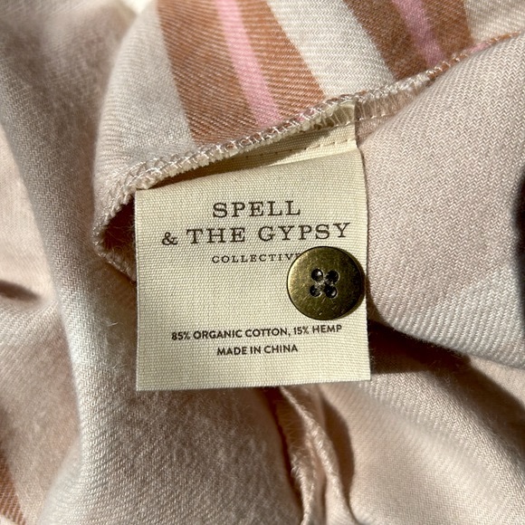 NWT Spell Basecamp Flannel in Musk size small - Picture 12 of 15